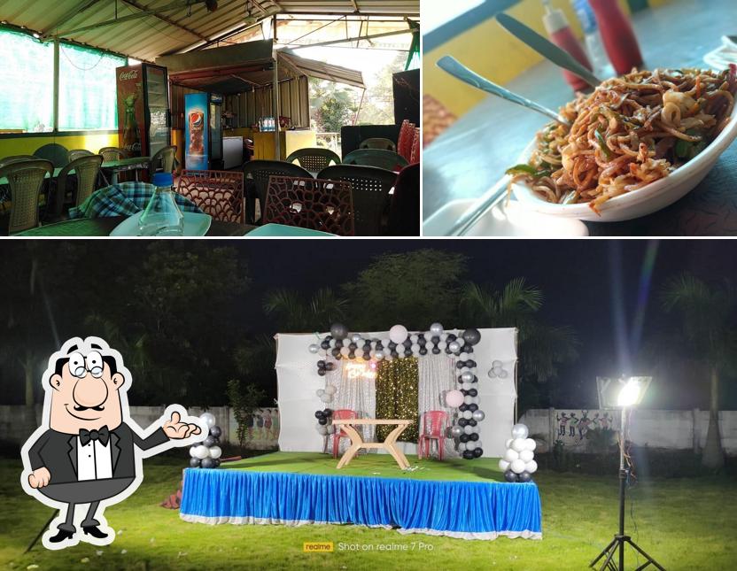 Among different things one can find interior and food at Vishal Restaurant