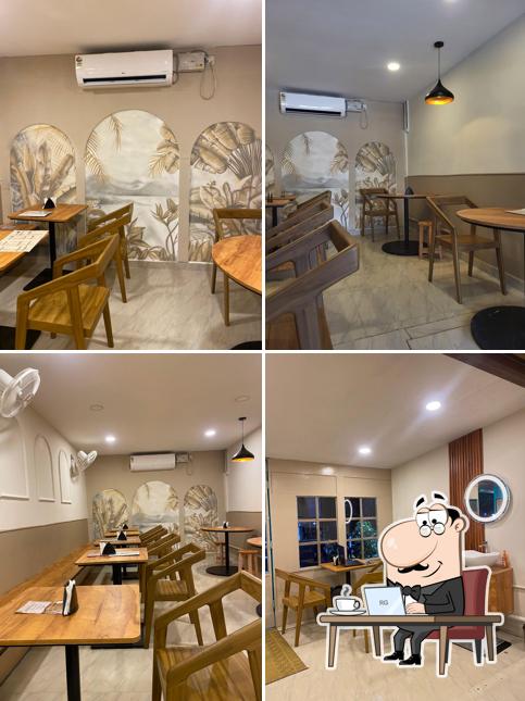 The interior of Choco Drip