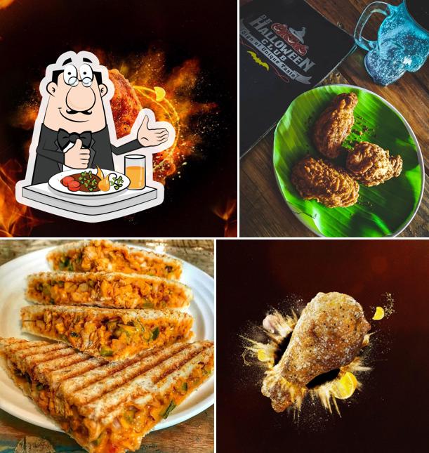 Food at De Halloween Club