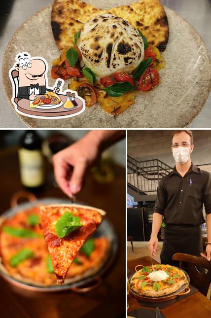 Escolha diferentes tipos de pizza