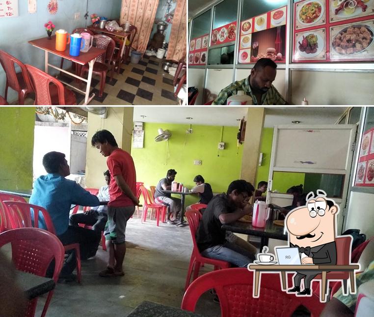 The interior of Jai Matha Noodles