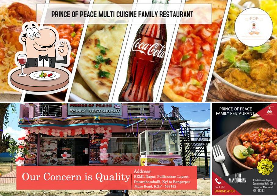 Food at Prince of Peace Multi Cuisine Family Restaurant