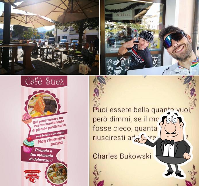 Gli interni di Café Suez