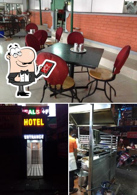 Take a look at the photo showing exterior and interior at Rappai's Fast Food