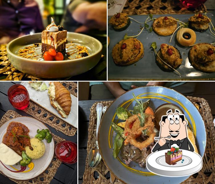 Chocolate cake at Baker's Arch Garden Cafe