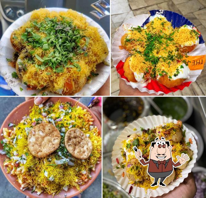 Dahi puri at Shree Krishna Panipuri Center