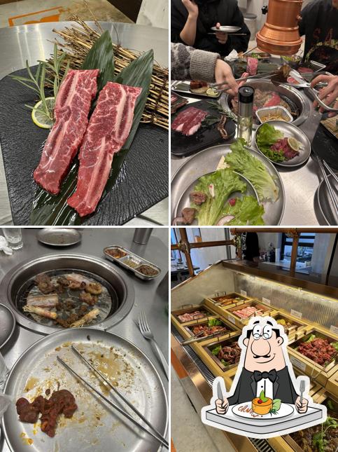 Cibo al fabbrica di grill