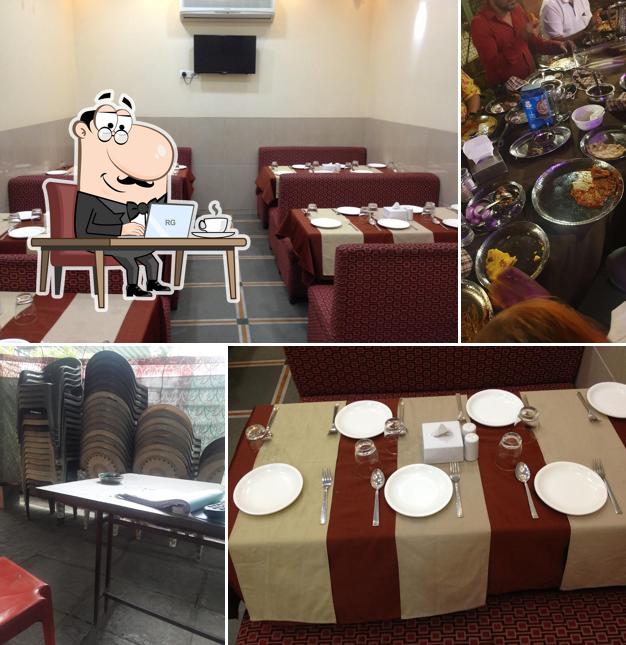 The interior of Vaibhav Garden Family Restaurant & Bar