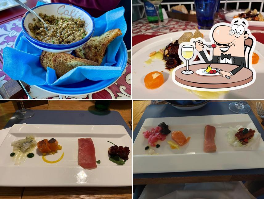 Platti al Osteria Da Caliendo