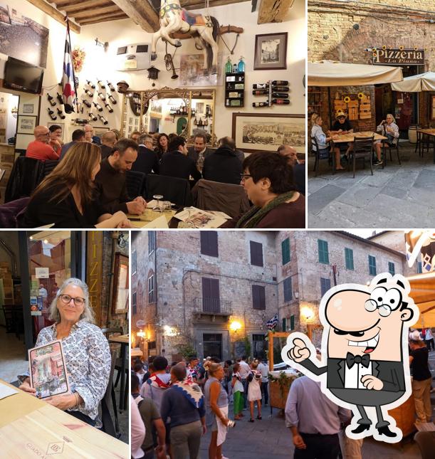 Gli interni di Osteria Pizzeria La Piana