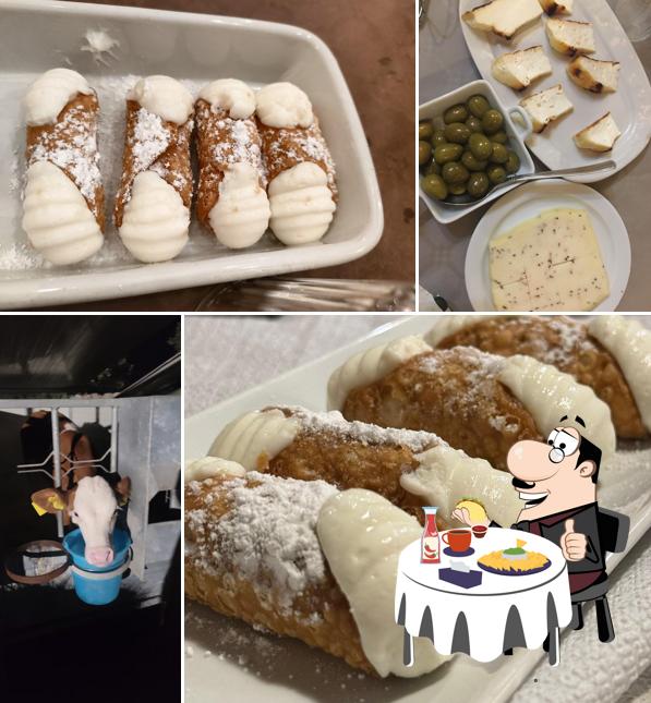 Piatto di formaggi al Agriturismo degli Altopiani