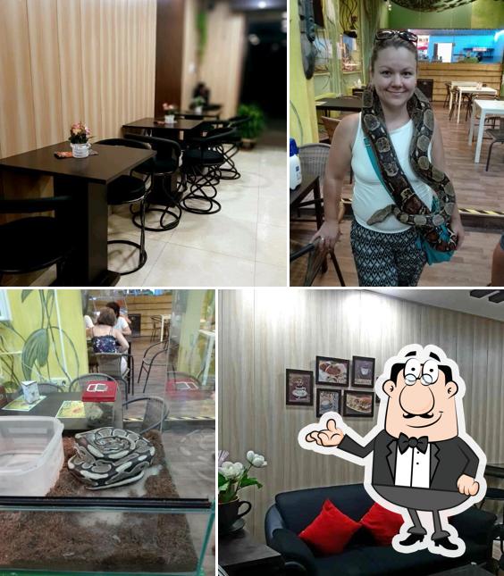 The interior of Exotic Cafe