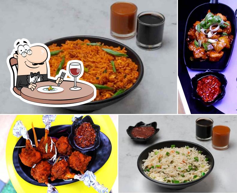 Food at Desi Chinese