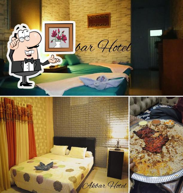 The interior of Hotel Akbar
