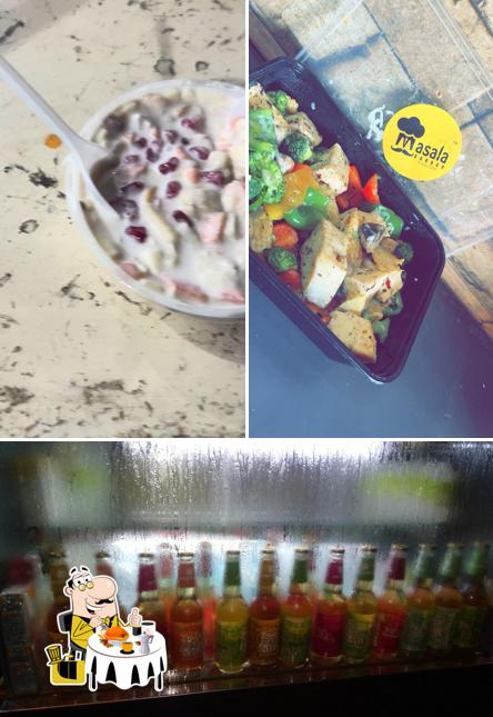 The restaurant's food and beer