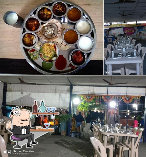 The interior of Rasthal Restaurant