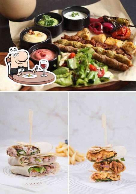Meals at Azizi - Modern Middle Eastern