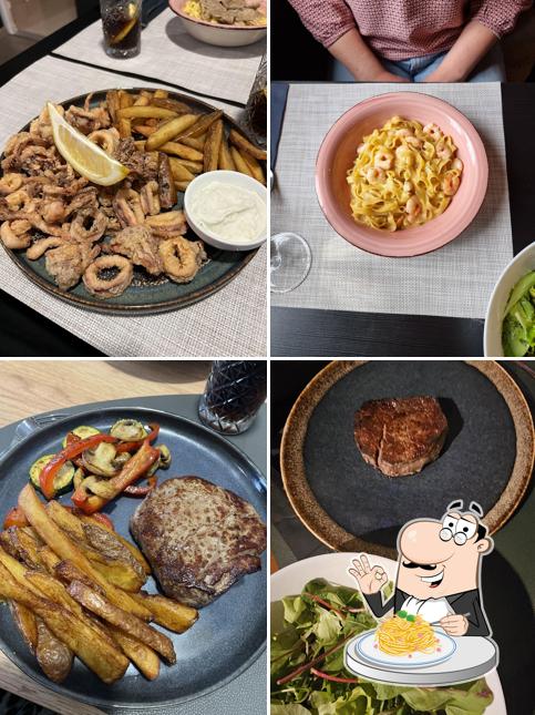 Spaghetti alla carbonara al Bistro La Scarpetta