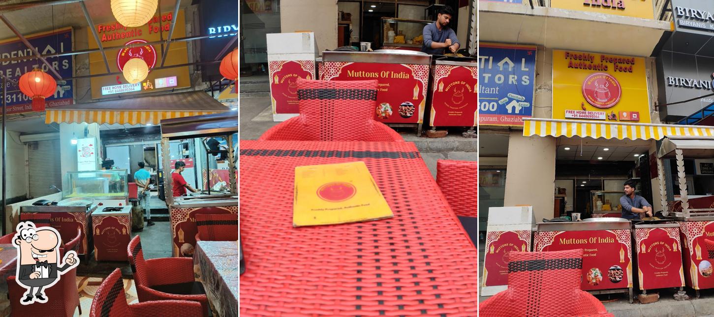 The interior of Muttons Of India