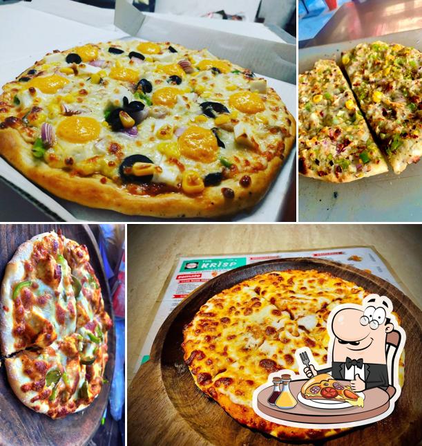 Order pizza at The KRISP CAFÉ
