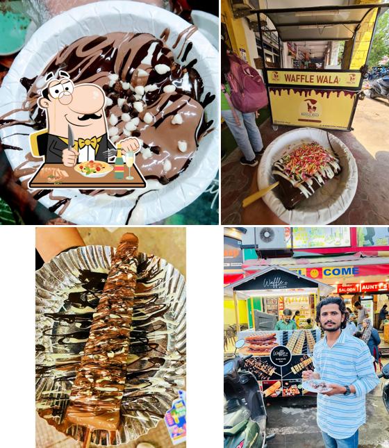 Food at Waffle Wala