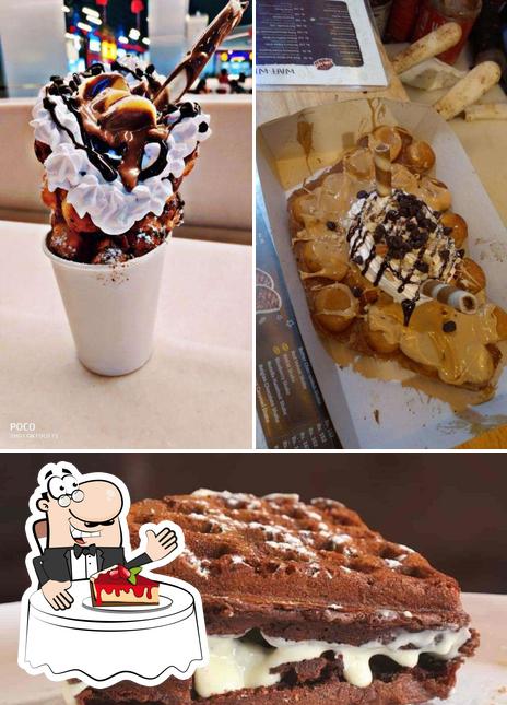 Waffle Bites serves a range of desserts