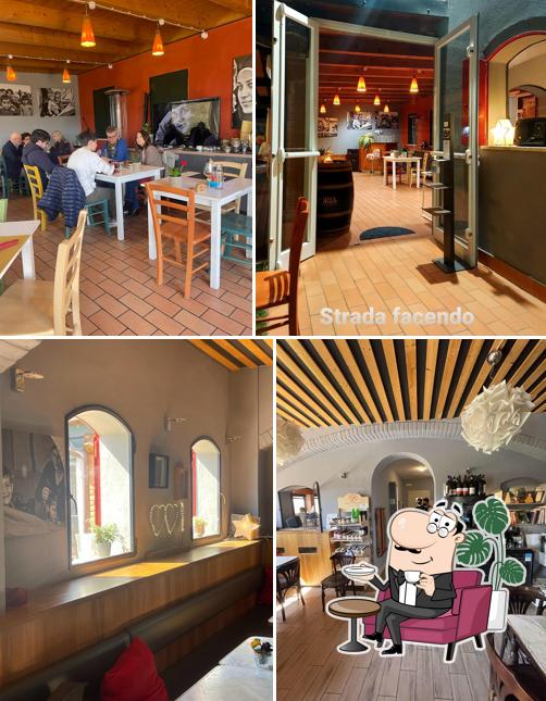 Gli interni di Strada Facendo a Padova - Ristorante etico - Cibo, Arte e Incontri