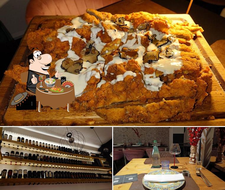 Etto Unità di Cucina si caratterizza per la cibo e interni