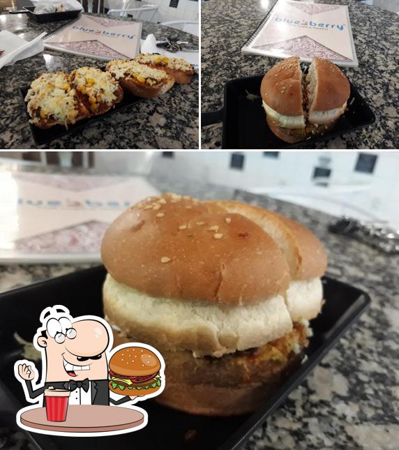 Get a burger at Blueberry The café & restro