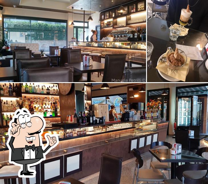 La interni e dolce del ristorante