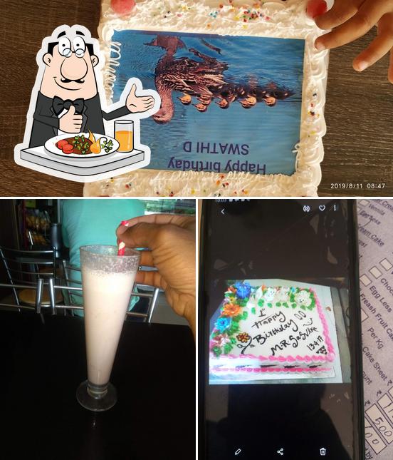 The restaurant's food and beverage