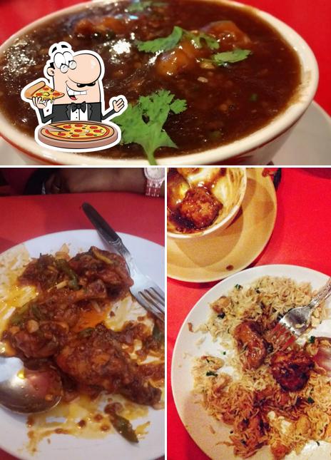 Try out pizza at China Town