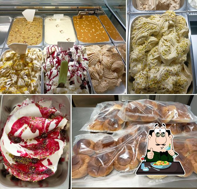 Platti al Gelateria Dulcinea