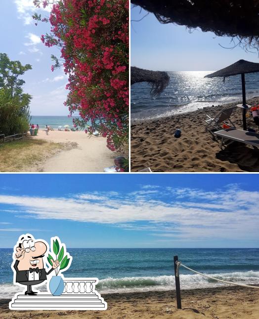 Puoi goderti l'aria fresca dal dehors di La Baia del Sole