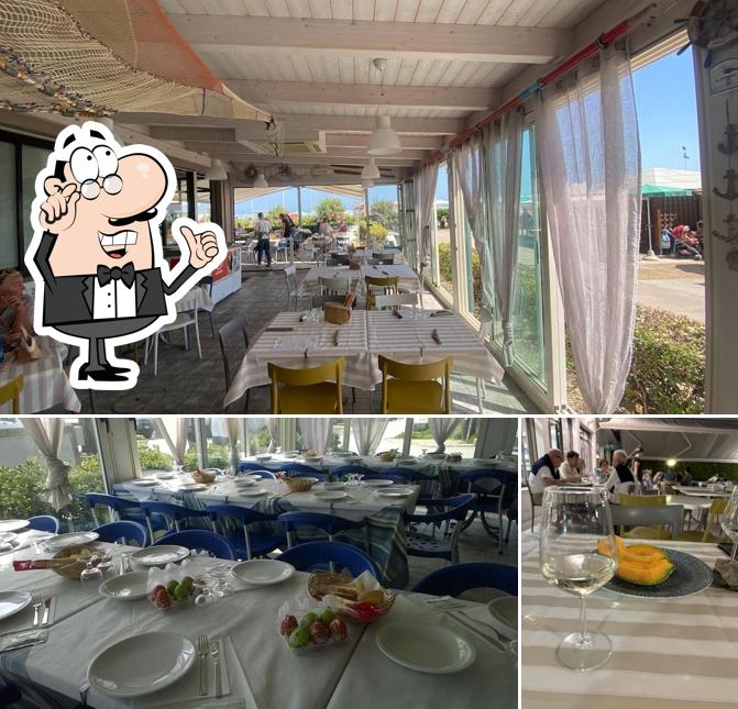 Gli interni di La Barchetta