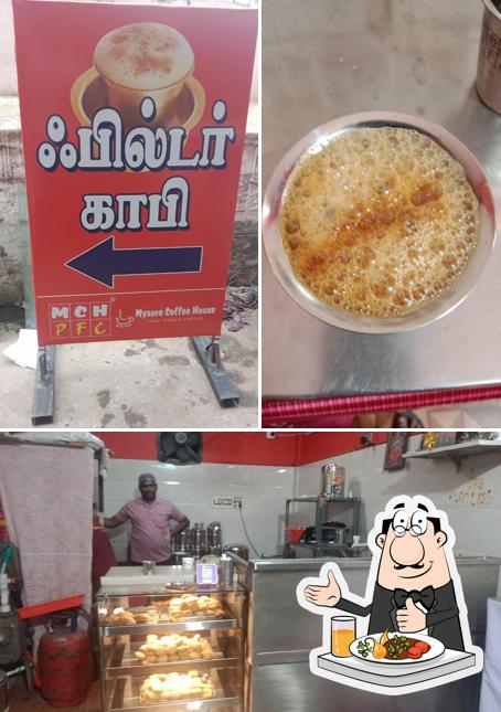 Among various things one can find food and beverage at Mysore coffee House