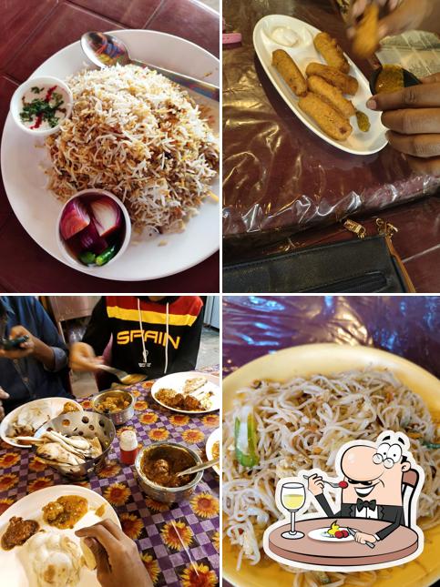 Food at New Aahar Restaurant