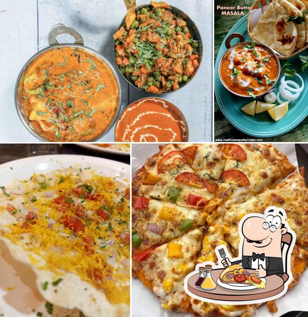 Get pizza at Kakaji's Veg