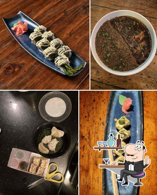The interior of Kinki Delivery - The Sushi and Asian Kitchen