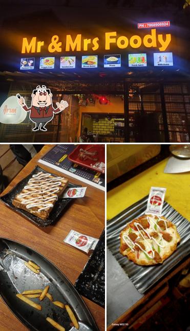 The photo of food and interior at Mr & Mrs foody