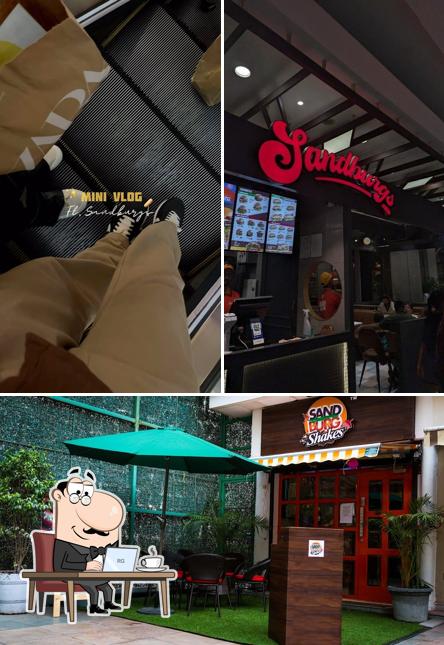 The interior of Sandburgs