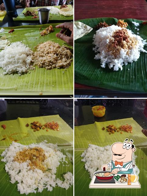 Fried rice at Sandhiya Manpanai Hotel