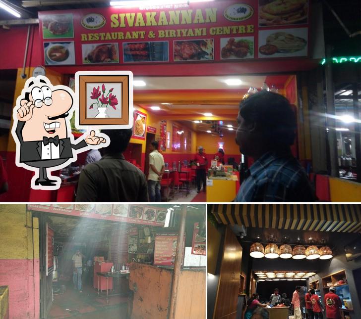 The interior of Sivakannan Restaurant Biriyani& Grill