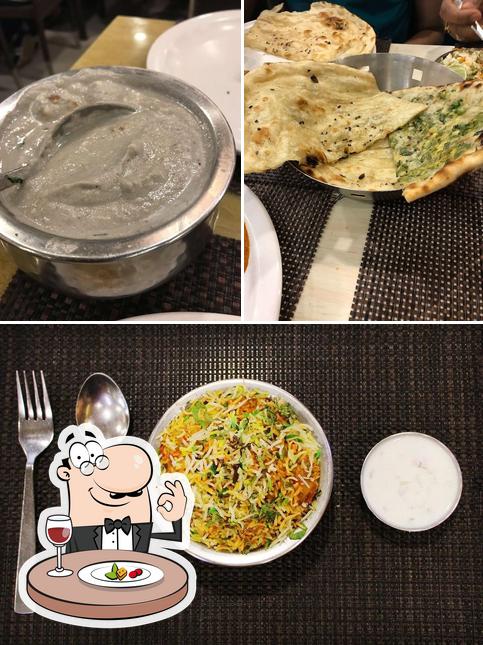 Take a look at the picture displaying food and beverage at Srinathji's