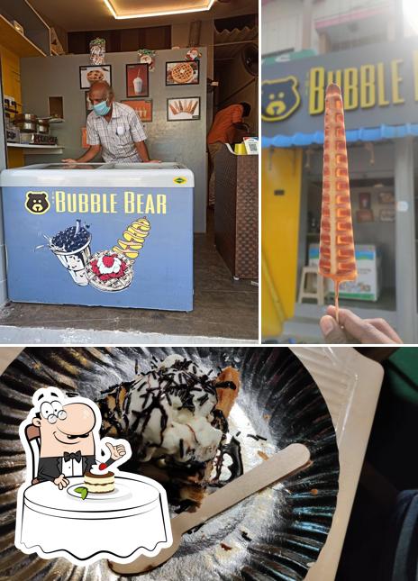 The Bubble Bear offers a selection of sweet dishes