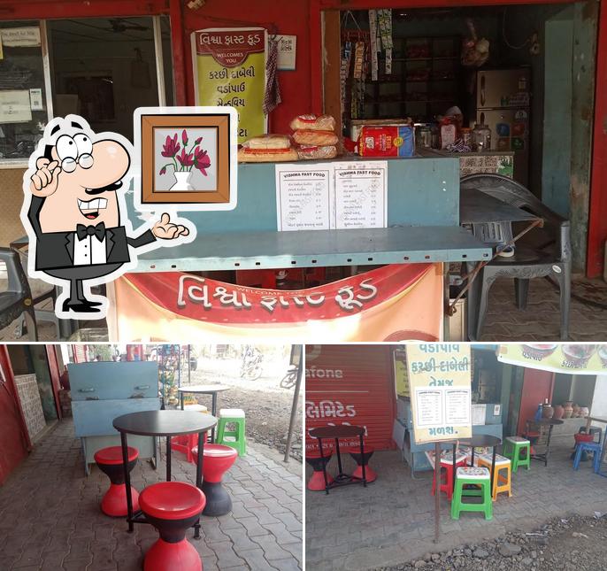 The interior of Vishwa Fast Food