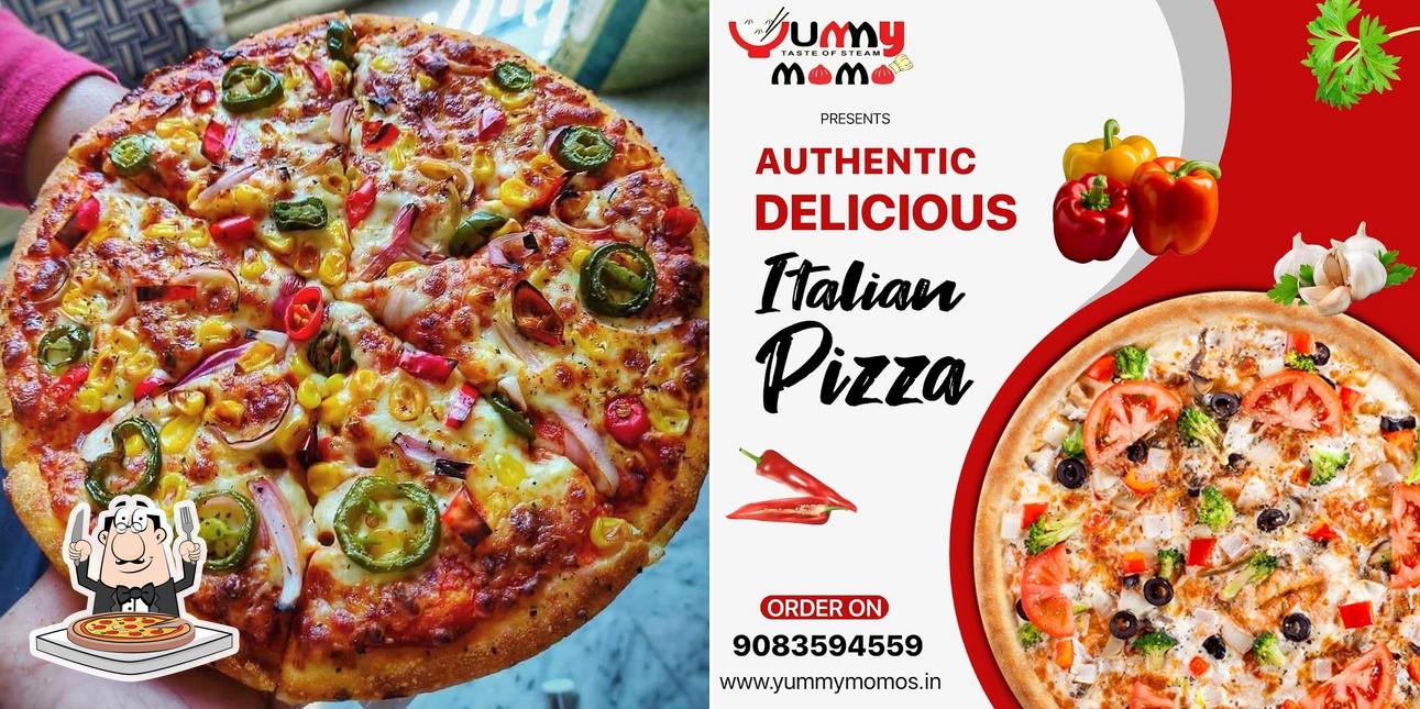 Pick pizza at YummY MoMo