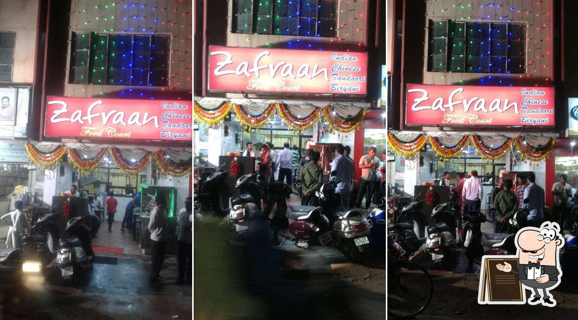 The exterior of zafraan food court