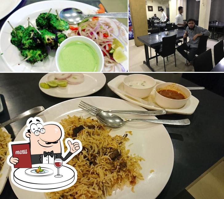 The image of food and interior at Silver Spoon Restaurant