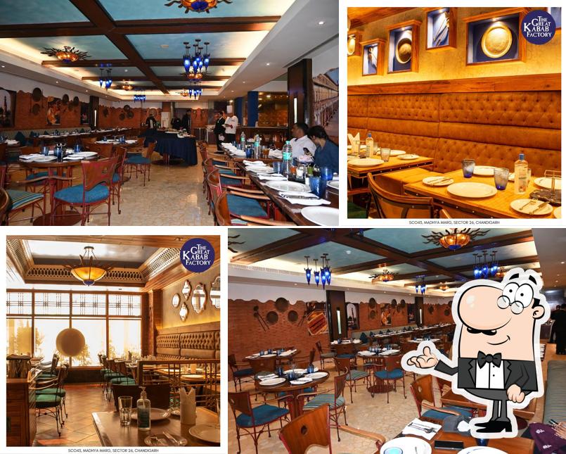 The interior of The Great Kabab Factory